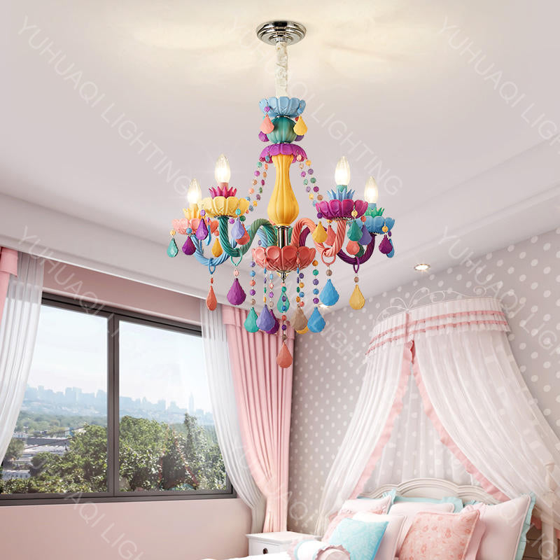 Macaron Children's Crystal Chandelier HQ8086