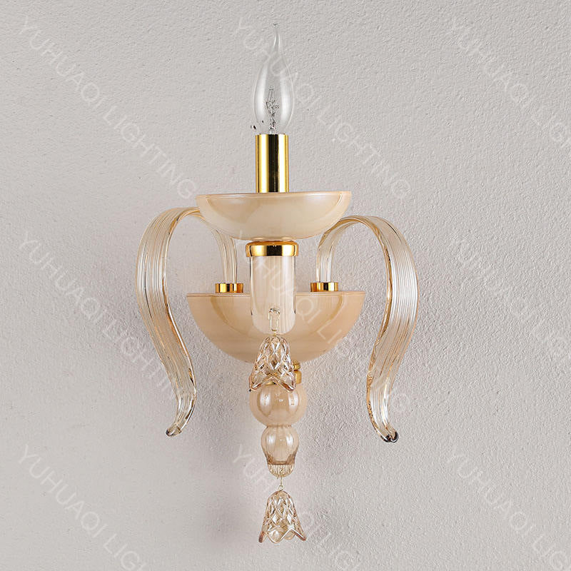 European-Style Minimalist Glass Wall Lamp HQ438