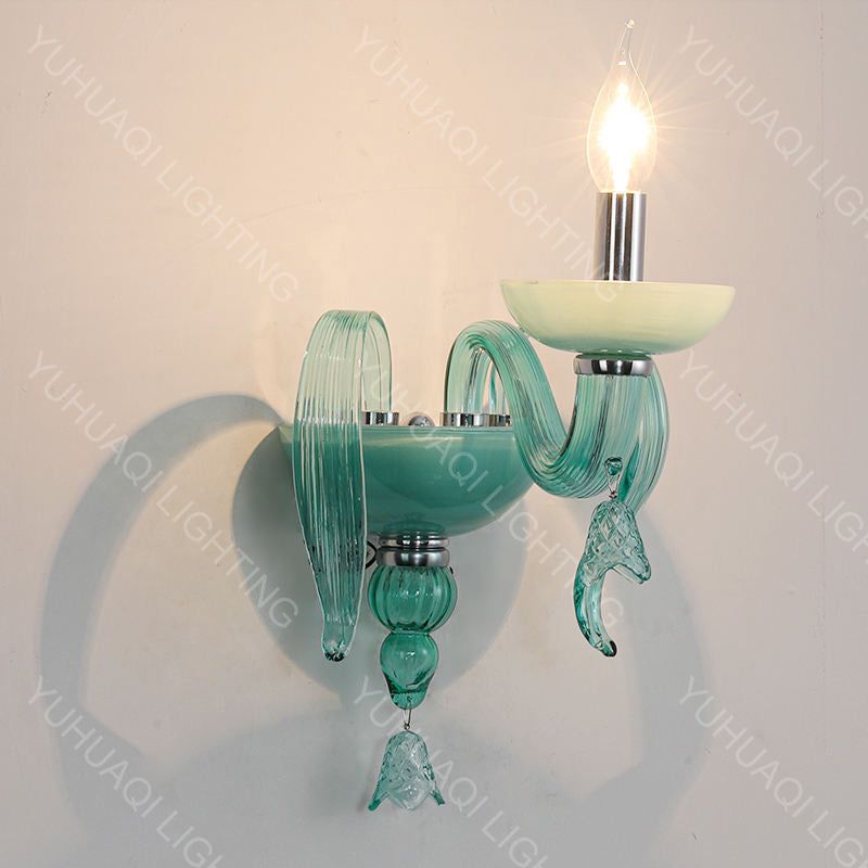 European-Style Minimalist Glass Wall Lamp HQ438