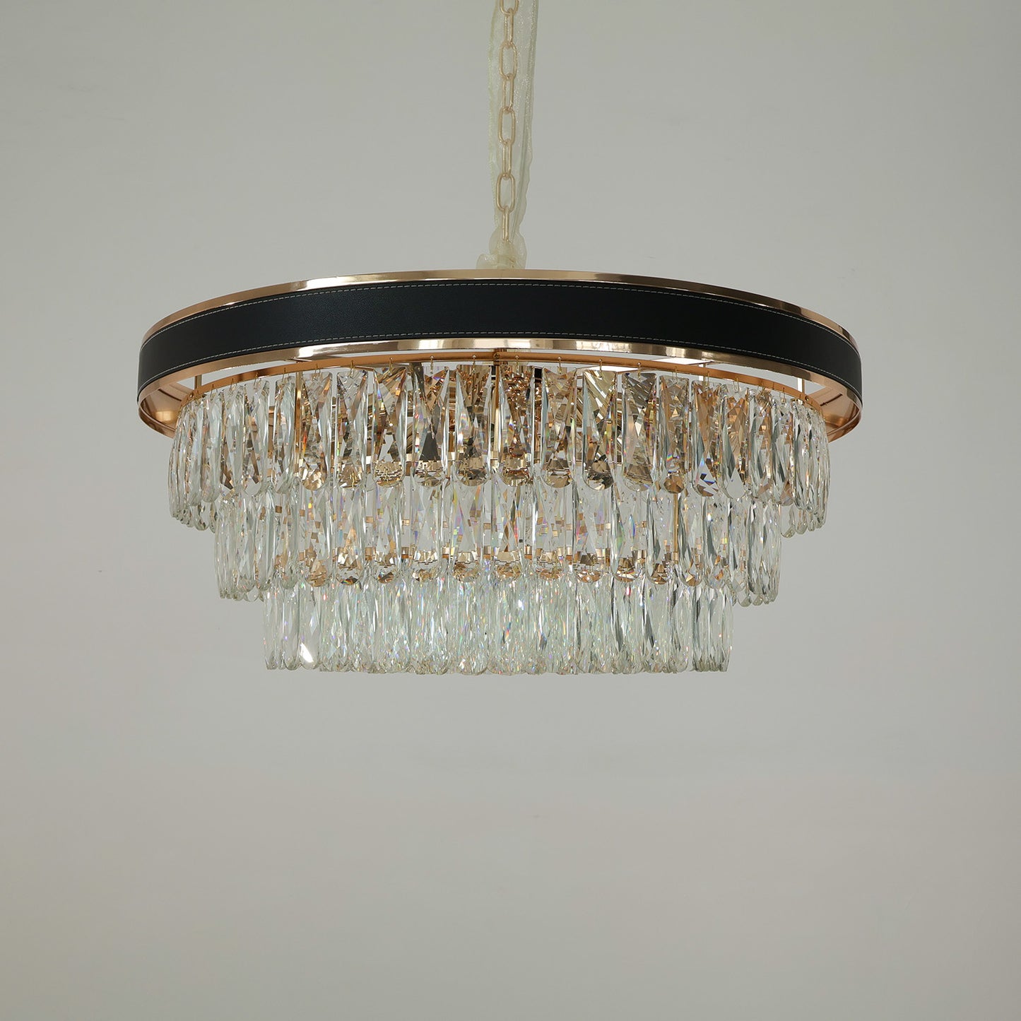Crystal chandelier, understated luxury crystal chandelier, living room chandelier