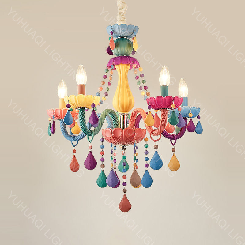 Macaron Children's Crystal Chandelier HQ8086