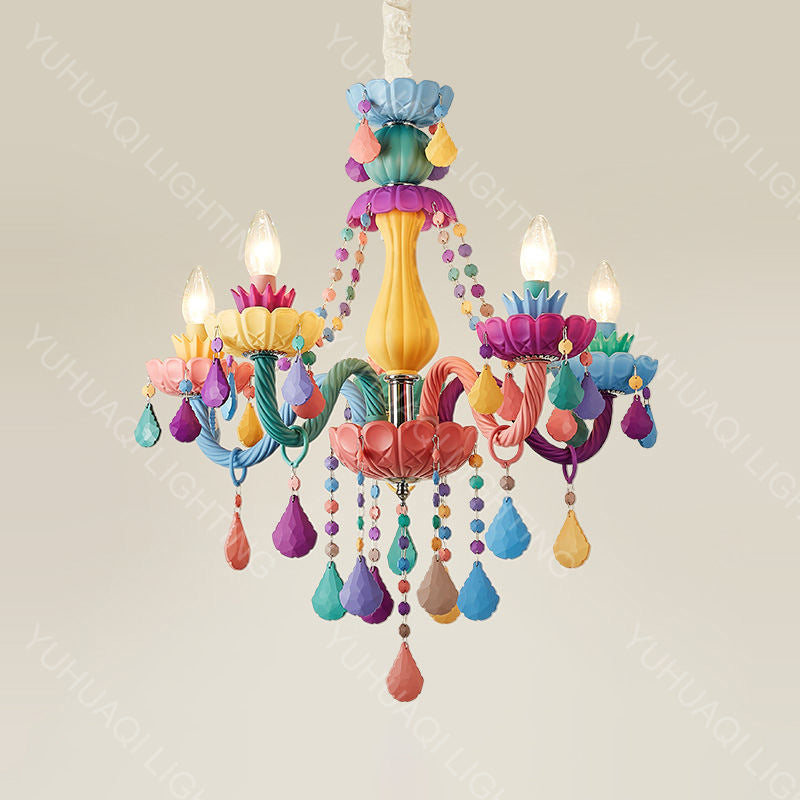 Macaron Children's Crystal Chandelier HQ8086