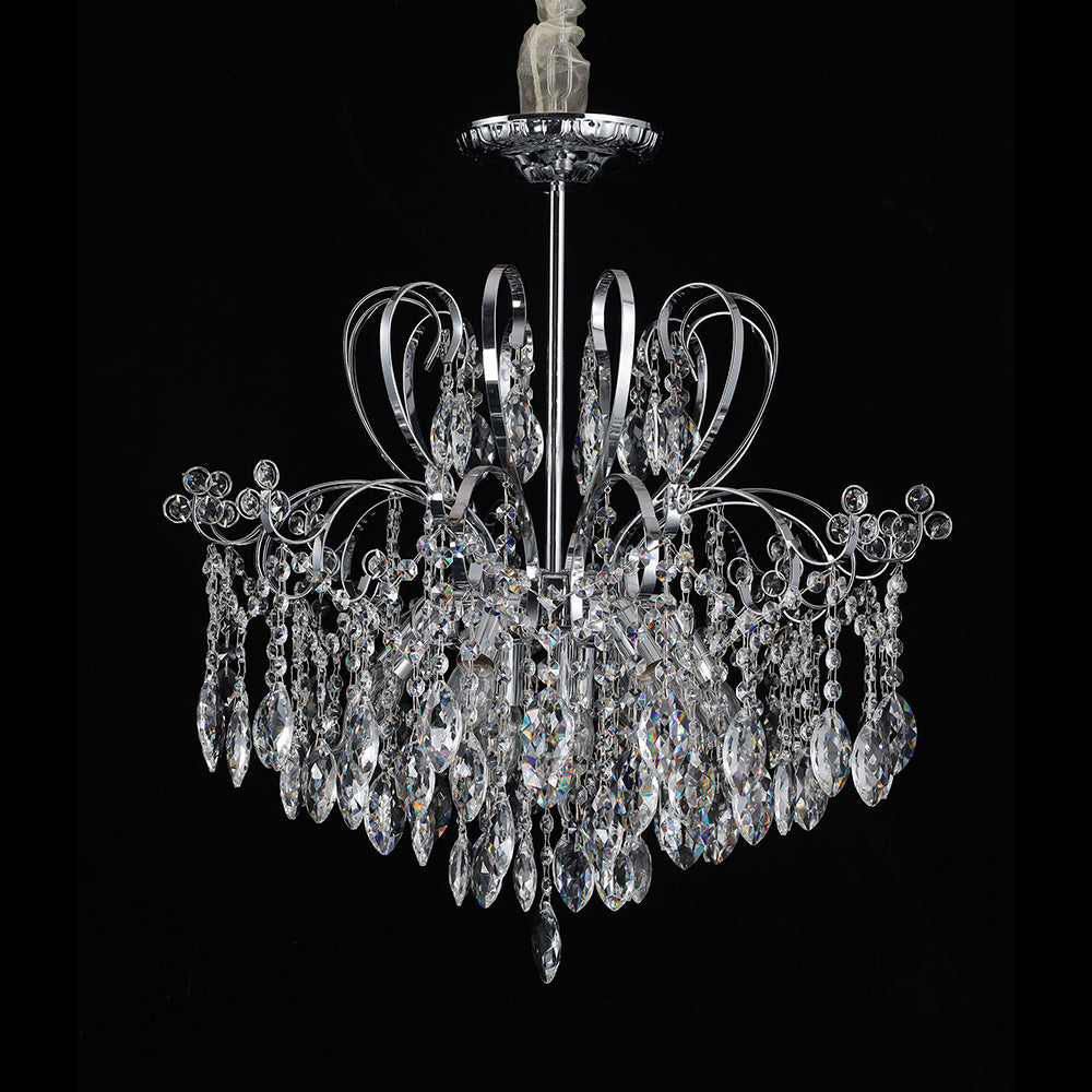 5021Wrought iron candle crystal chandelier