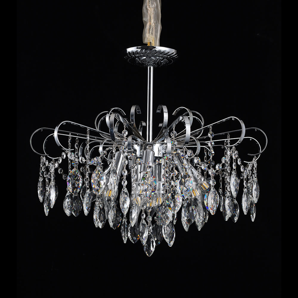 5020Wrought iron candle crystal chandelier