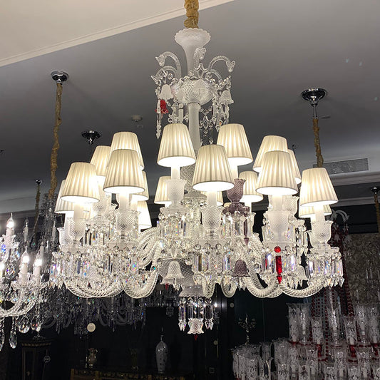 9122 European style candle crystal chandelier
