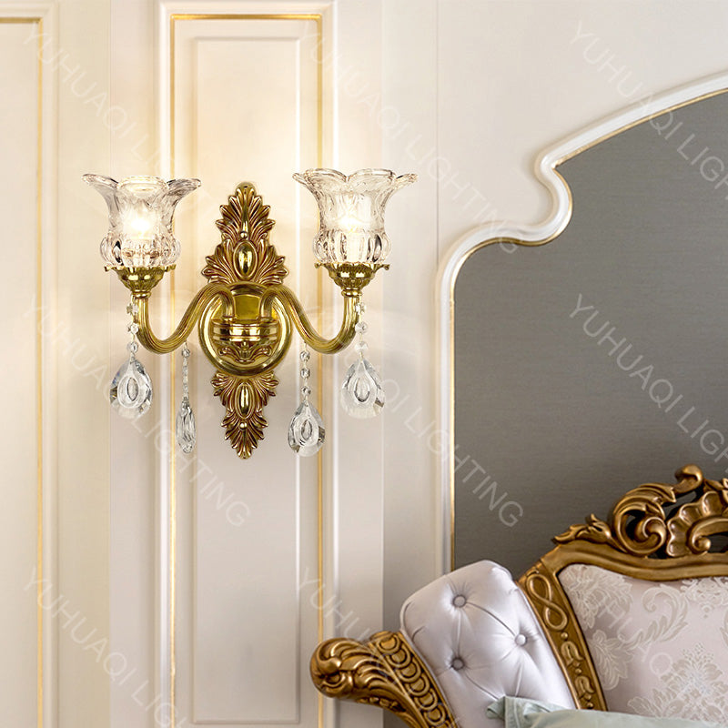 All-Copper Crystal Wall Lamp HQ352