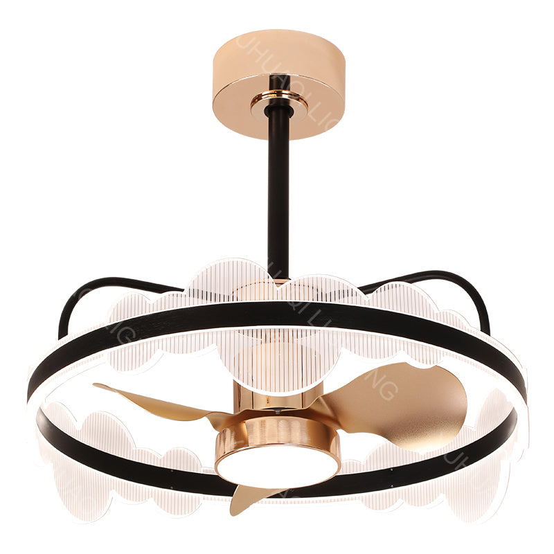 Aluminum Acrylic Fan Lamp