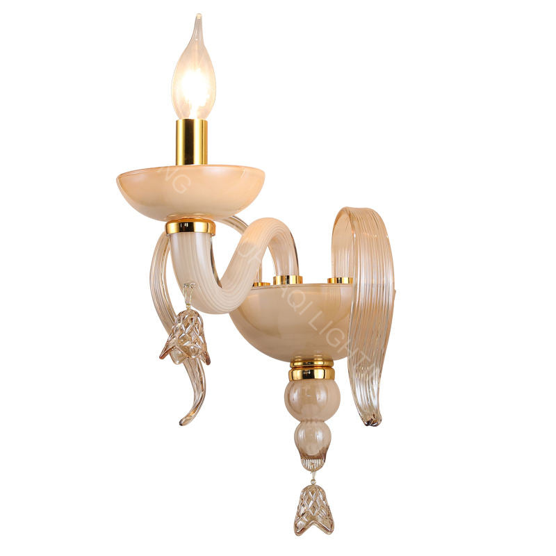 European-Style Minimalist Glass Wall Lamp HQ438