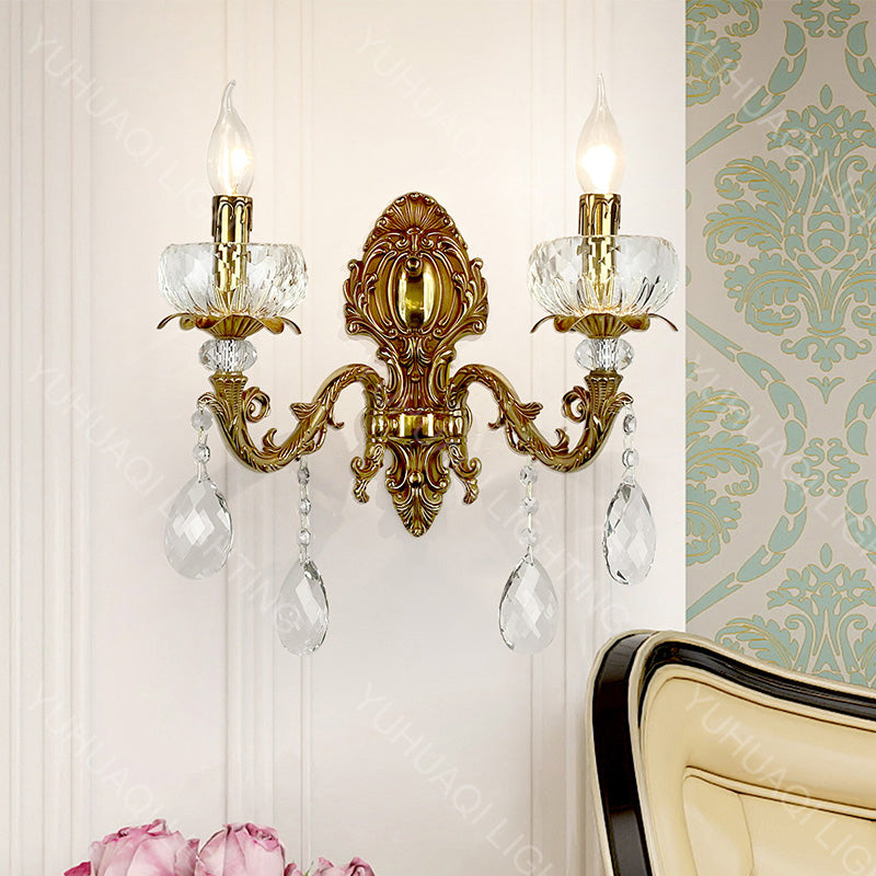 All-Copper Crystal Wall Lamp HQ352