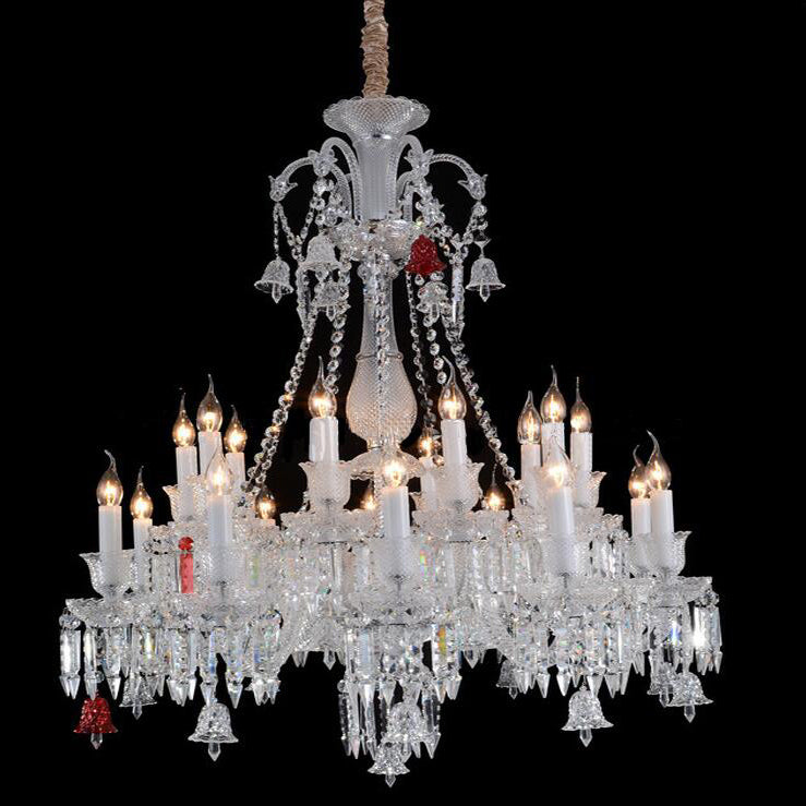 9122 European style candle crystal chandelier