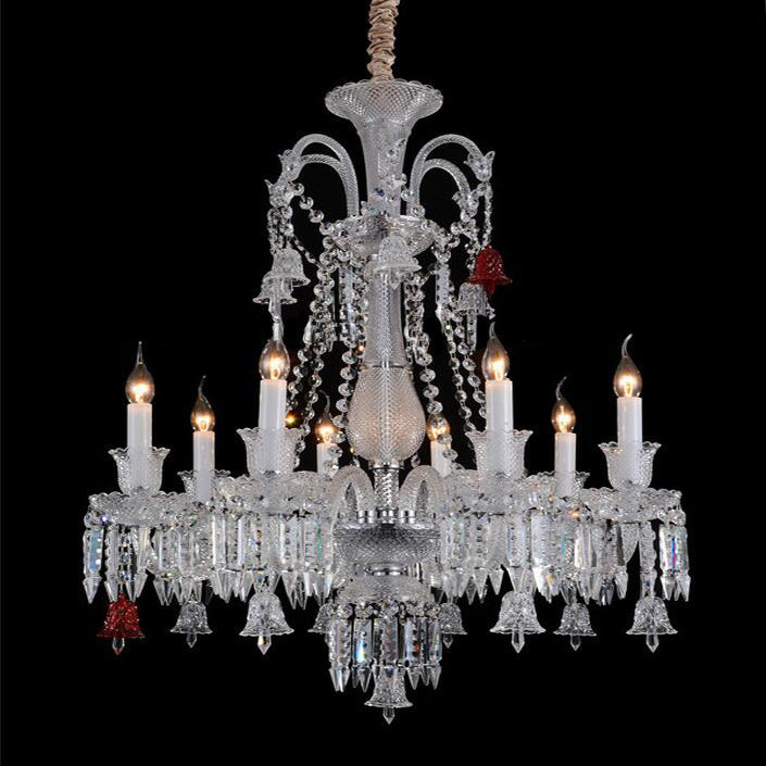 9122 European style candle crystal chandelier