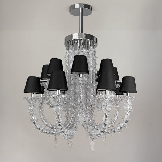 European-style crystal chandelier, suitable for hotels and villas; crystal lamp.