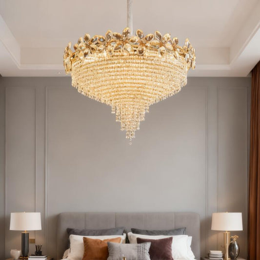 Modern simple light luxury crystal chandelier