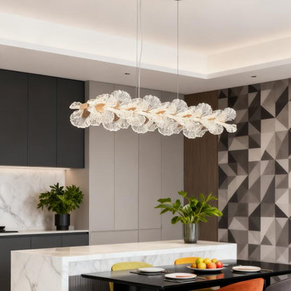 Postmodern simple acrylic dining chandelier