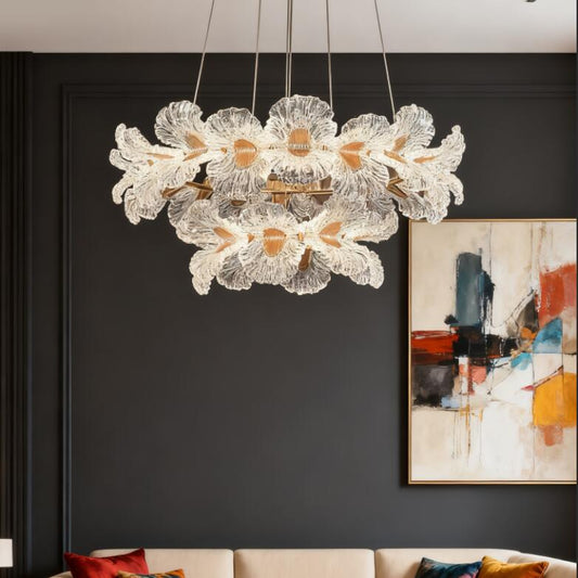 Modern simple acrylic chandelier