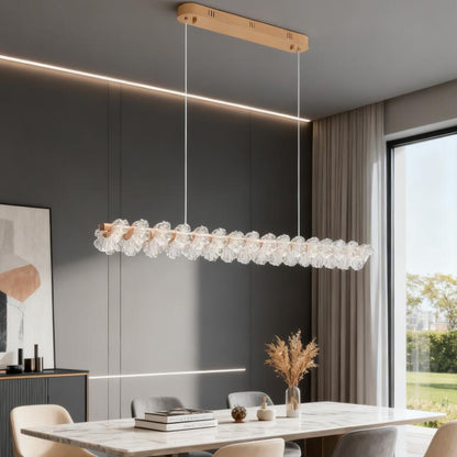 Postmodern simple acrylic dining chandelier