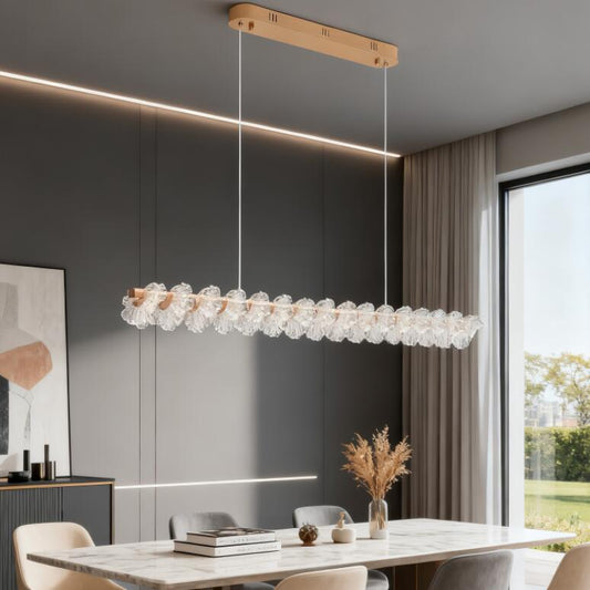 Postmodern simple acrylic dining chandelier