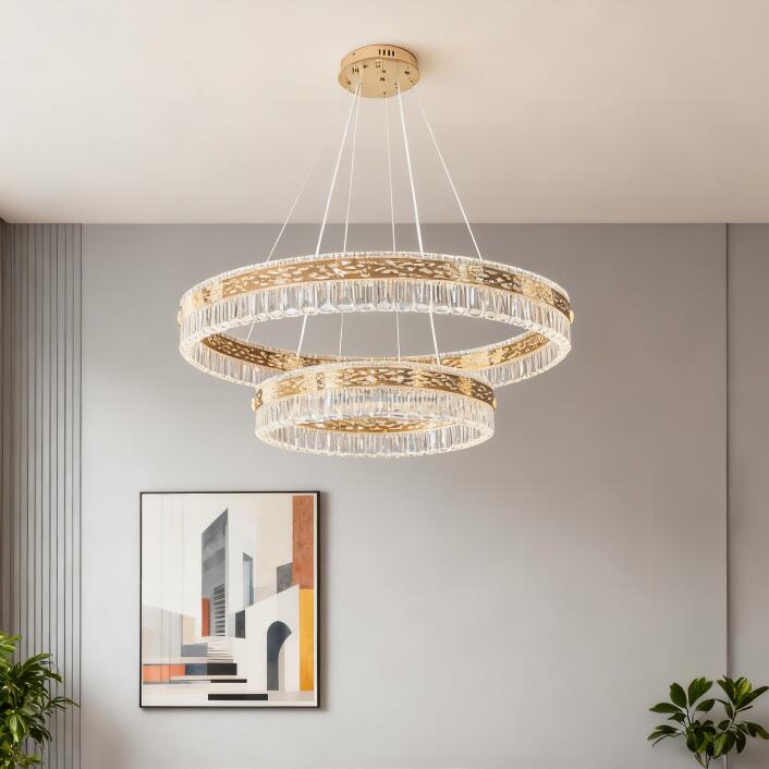 Postmodern simple acrylic dining chandelier