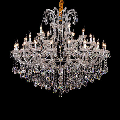 European candle crystal chandelier
