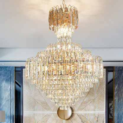 Crystal pendant light European luxury pendant light Living room Villa
