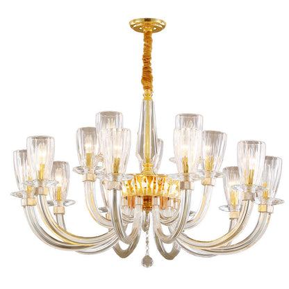 European candle crystal chandelier