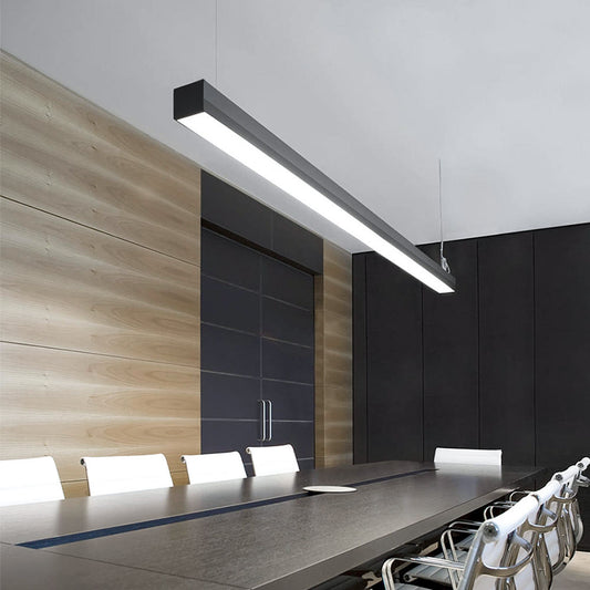 Modern linear chandelier