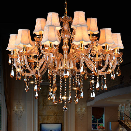 9014 European candle crystal chandelier