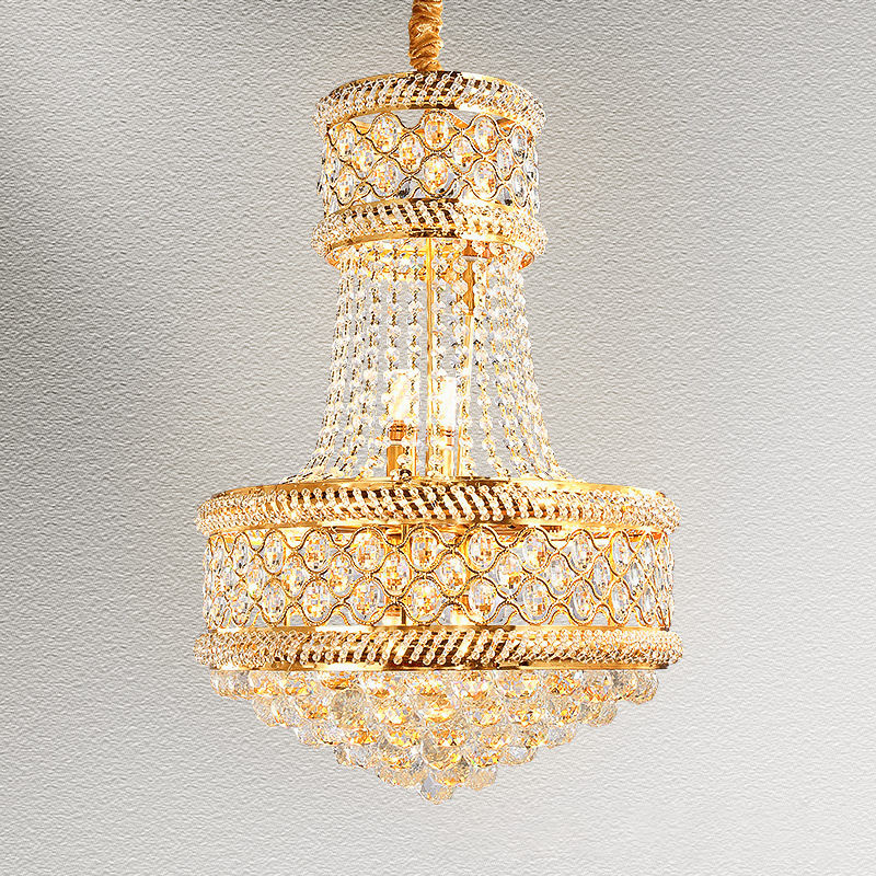 5057Modern simple light luxury crystal chandelier