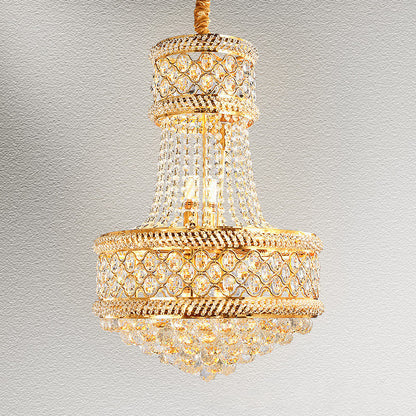 5057Modern simple light luxury crystal chandelier