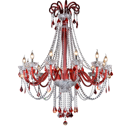 European candle crystal chandelier cafe chandelier