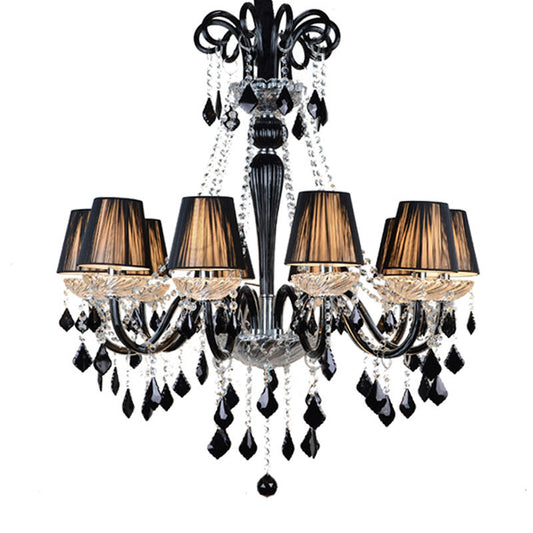 European candle crystal chandelier