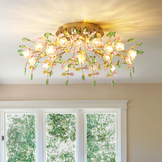 Colored ceiling light, postmodern ceiling light, room light, bedroom light