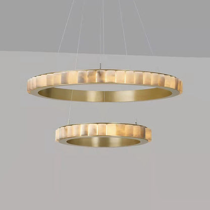 Cloud stone pendant lamp