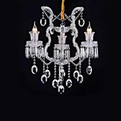 European candle crystal chandelier