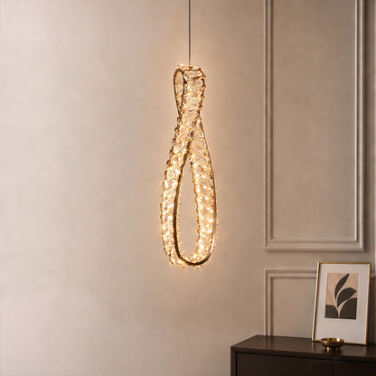 Light luxury crystal chandelier
