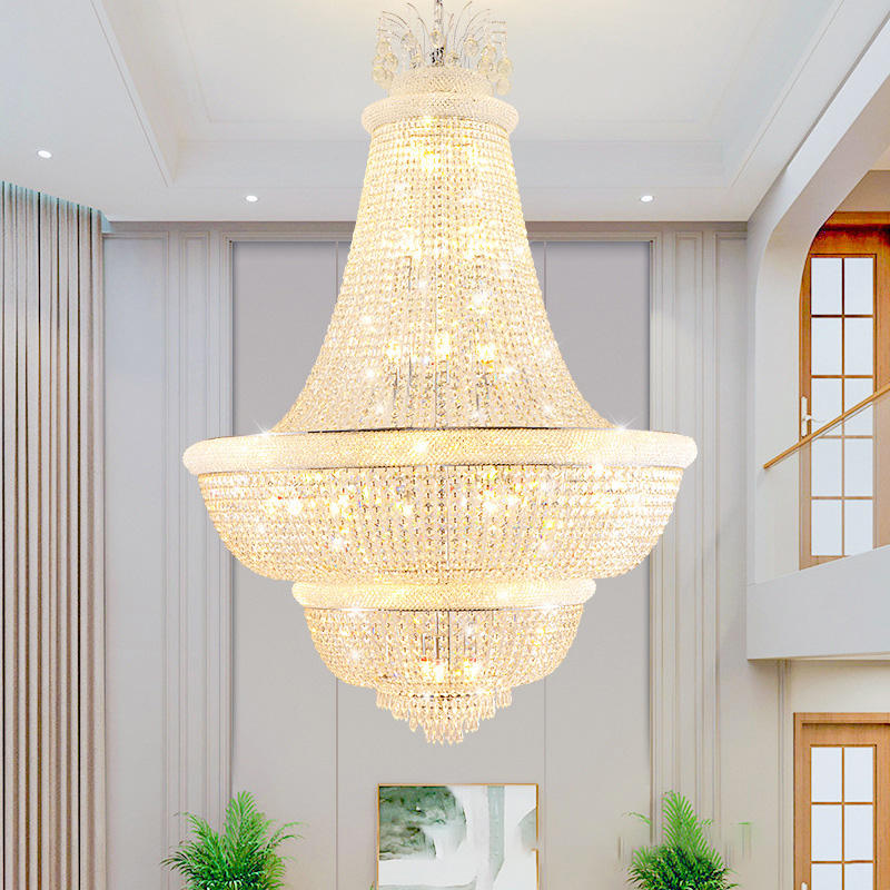 5050 Golden Hotel Candle Crystal Chandelier