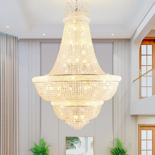 5050 Golden Hotel Candle Crystal Chandelier
