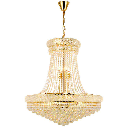 5055 Golden Hotel Candle Crystal Chandelier