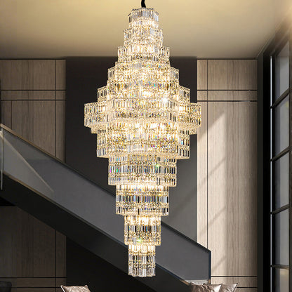 Crystal chandeliers, living room chandeliers, dining room chandeliers, lobby chandeliers, villa and hotel chandeliers HQC26290/120CM