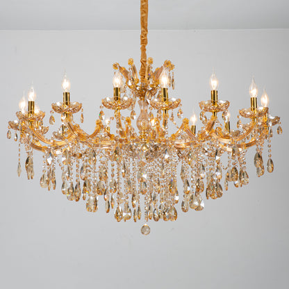 8098European style candle crystal chandelier living room lamp crystal lamp