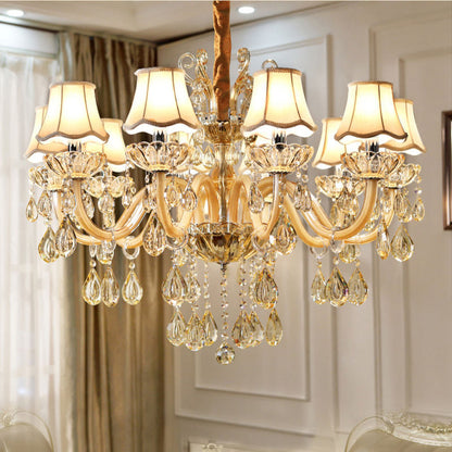 7024European candle crystal chandelier