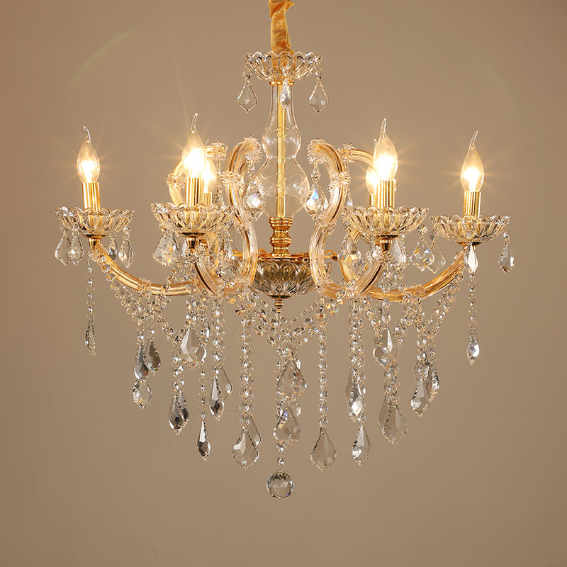 European candle crystal chandelier