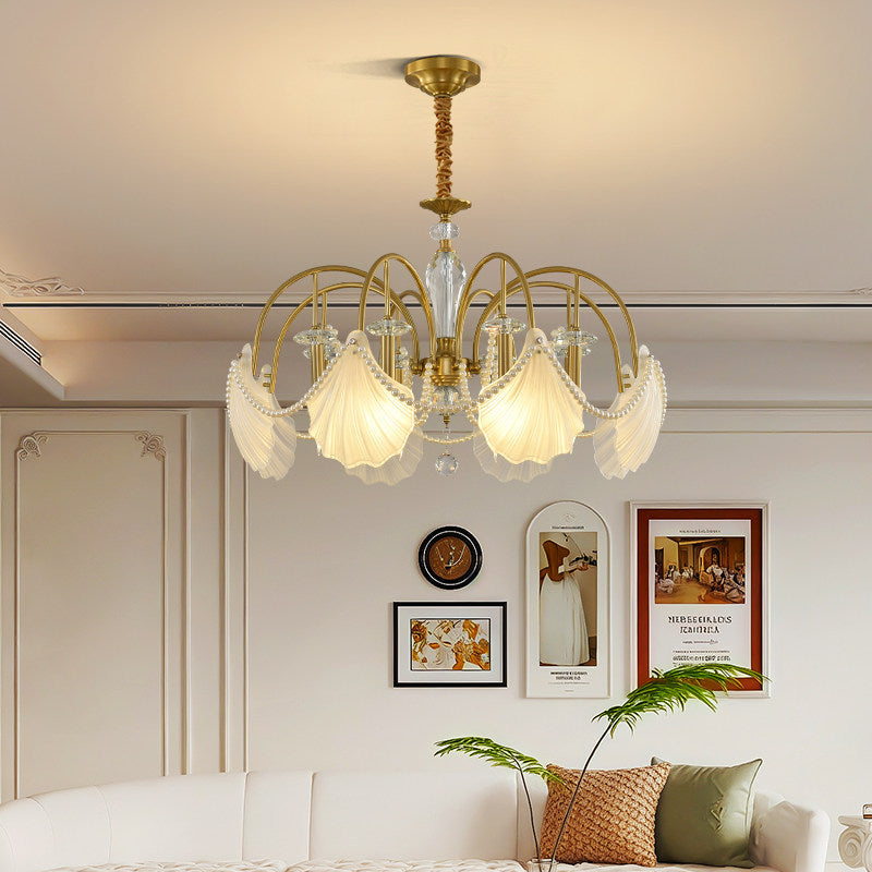 Luxury Pearl Shell Pendant Light Living Room