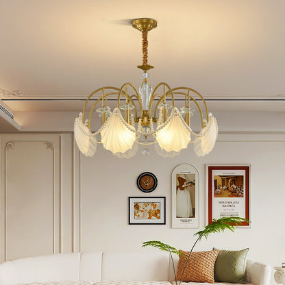 Luxury Pearl Shell Pendant Light Living Room