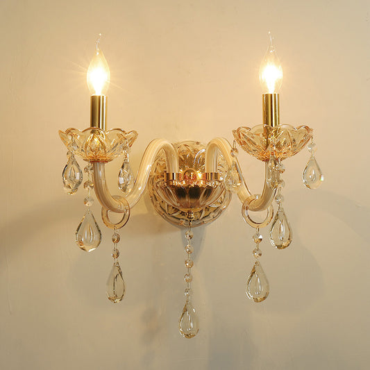310Crystal wall lamp candle crystal wall lamp