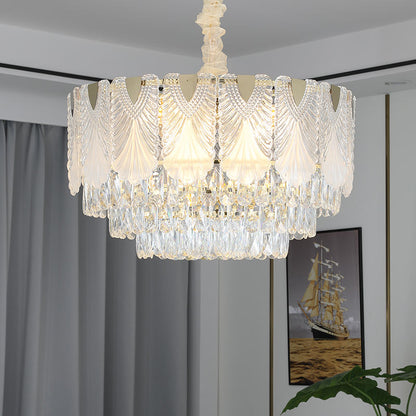 3036Modern simple light luxury crystal chandelier