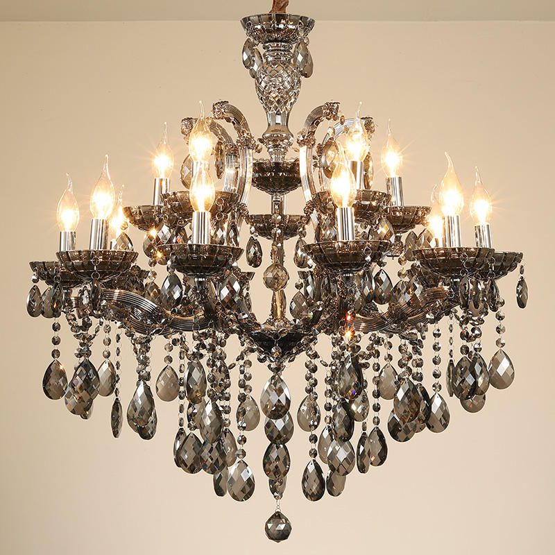 European candle crystal chandelier