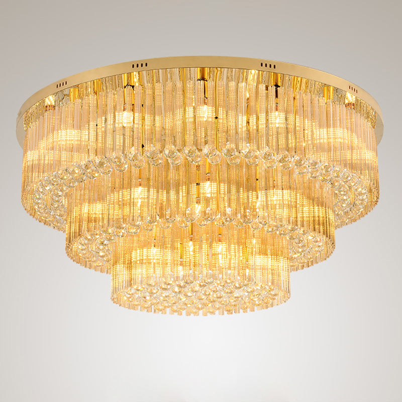 Crystal French Light Luxury Ceiling Light Living Room