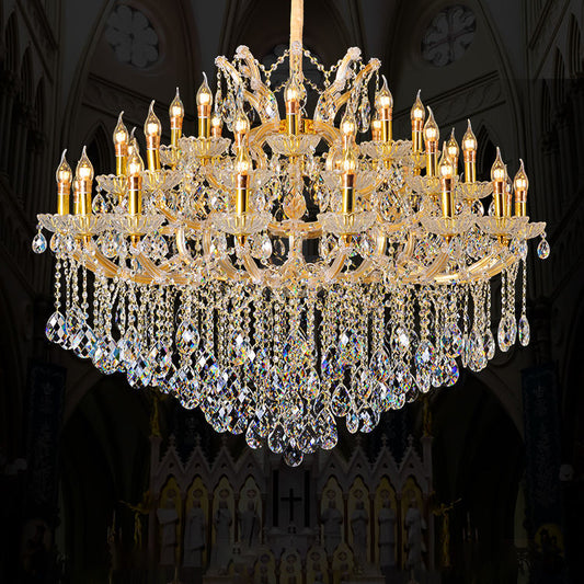 European candle crystal chandelier