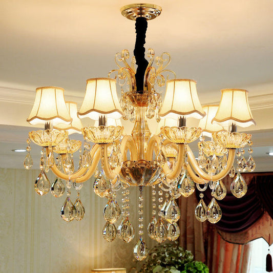 7024European candle crystal chandelier